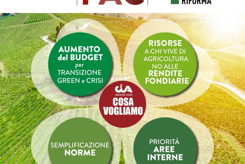 Le richieste di Cia all'Europa