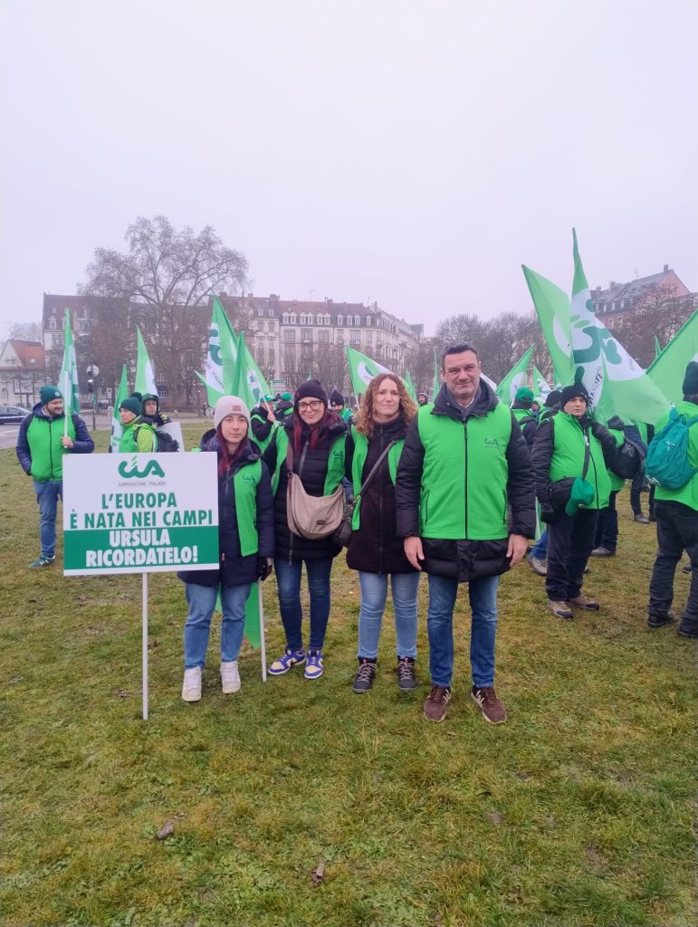 Cia protesta a Strasburgo