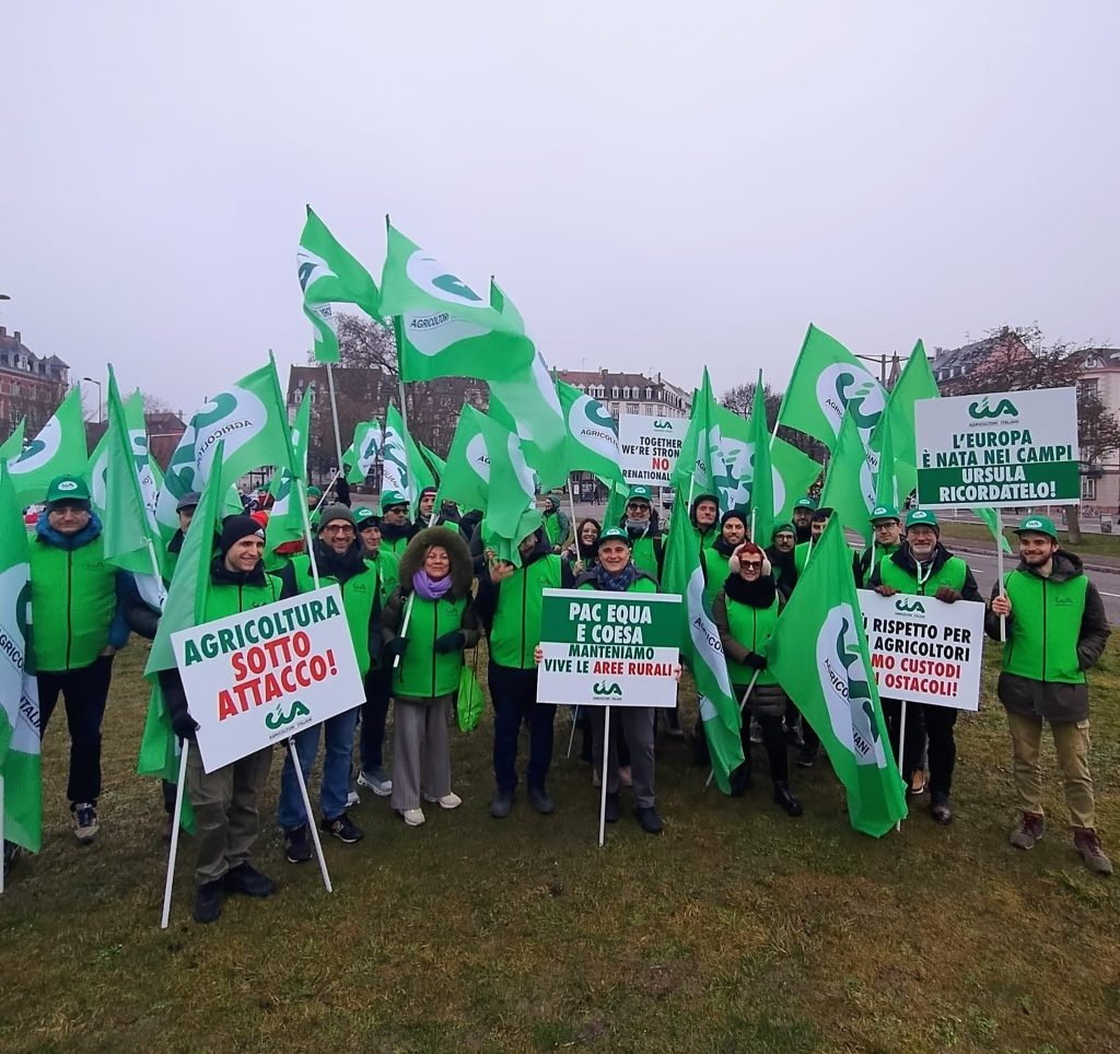 Cia protesta a Strasburgo