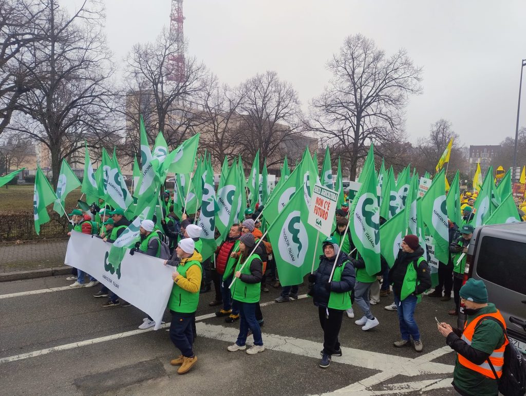 Cia protesta a Strasburgo